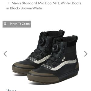 Vans men's boots mid Boa MTE